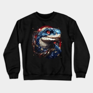 Patriotic Snake Crewneck Sweatshirt